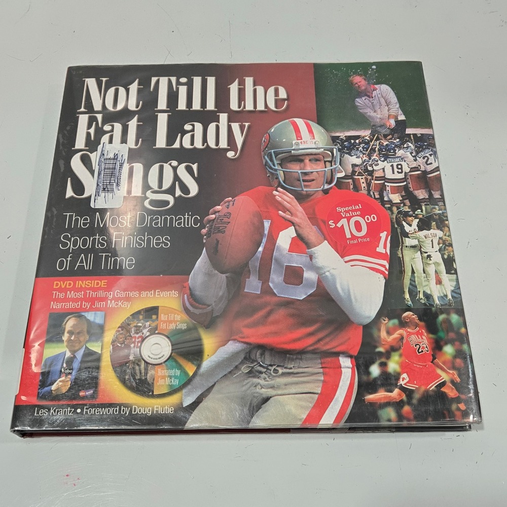 Not Till the Fat Lady Sings Sports Finishes Book Joe Montana Michael Jordan